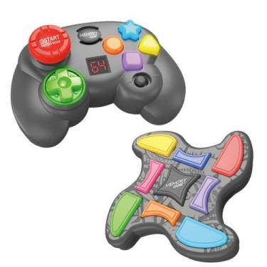 Imagem de Kit Jogo Da Memória Educativo Controle + Bumerangue Infantil - DM Toys