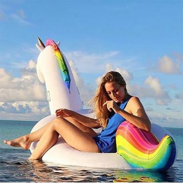 Imagem de Boia Unicórnio Gigante Inflável Adulto de Qualidade Piscinas - BELFIX