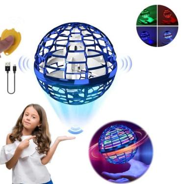 Imagem de Bola Voadora Drone Infantil Luz LED Recarregável - Atena