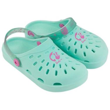 Imagem de Babuche Infantil Feminino Barbie 22.901, Verde, 29