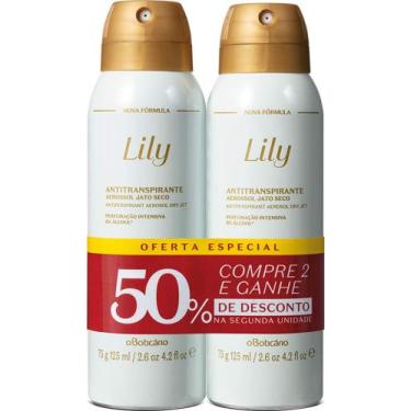 Imagem de Kit  desodorante antitranspirante  lily - Boticário