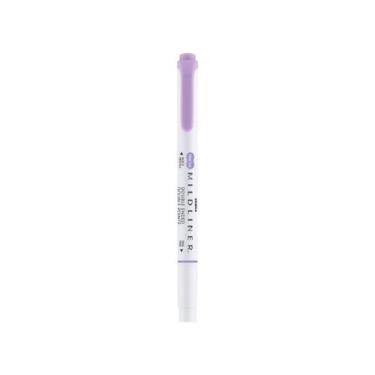 Imagem de Marca-texto Zebra Newpen Mildline Ponta Dupla Violet