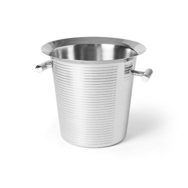 Imagem de Champanheira Sam Strio em Aço Inox para Bebidas com Design Exclusivo Uso em Festas Copa & Cia
