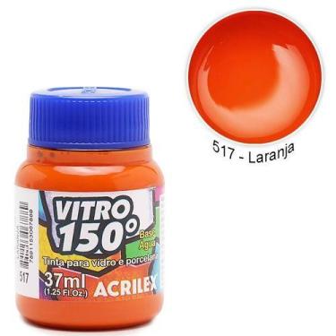 Imagem de Tinta Vitral Acrilex 150 037 ml Laranja