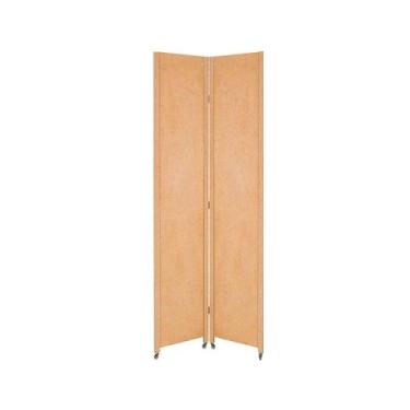 Imagem de 2 Biombo Slim Sanfonado Com Rodinhas E Dobradiças Mdf Cru Folha Painel