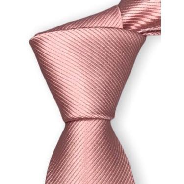 Imagem de Gravata Slim Social Para Casamento Noivo Listrada Congressos Debutante