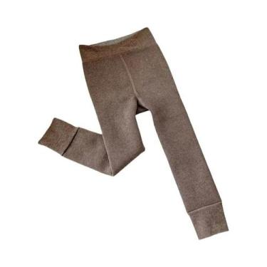 Imagem de Leggings De Inverno Para Meninas Com Forro De Pelúcia, Tamanhos De 3 a