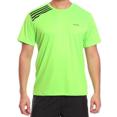 Imagem de Camiseta Dry Slim Fit Academia - OX CONFECÇÕES, Verde limão, GG