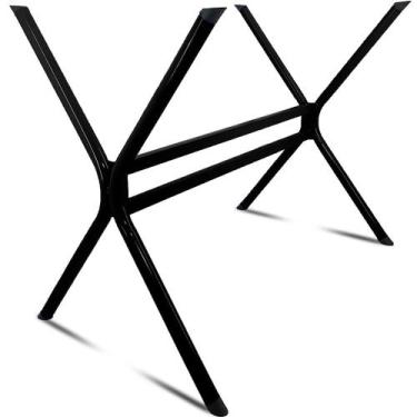 Imagem de Base Para Mesa De Jantar Escócia Preta P/ Tampo 140 X 80 - Genus Móvei