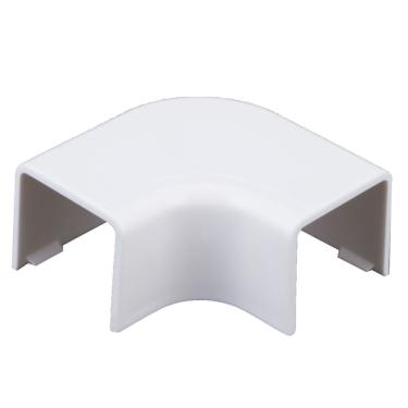 Imagem de Cotovelo Plano 90o Dexson 10x10mm para Canaleta DXN11023 em PVC Branco Steck