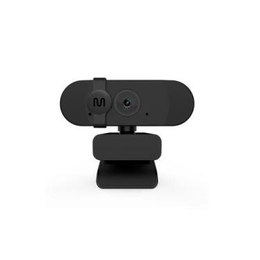 Imagem de Webcam USB 720p, com Foco Fixo Filtro de Frivacidade, WC056, Preto, MU