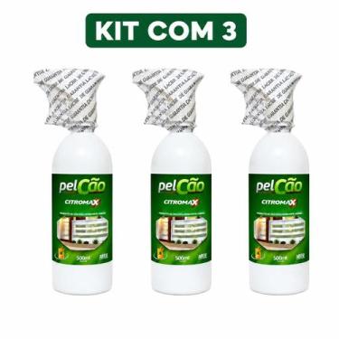 Imagem de Kit 3 Pelcão Spray Repele Adestra Educa Cão Gato Urinar 500ml - CITROM