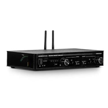 Imagem de Amplificador Receiver Home Sense HS320.4 Bivolt Automático Dual Bluetooth Entrada Óptica RCA FM Micro SD Frahm 31947