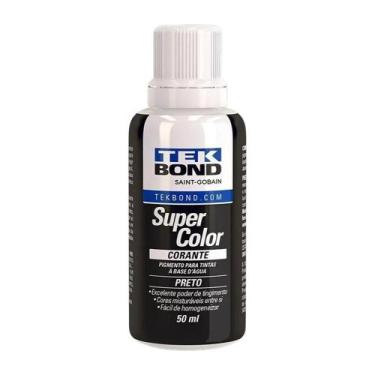 Imagem de Corante Tintas Liquido Preto 50ml Super Color Tekbond