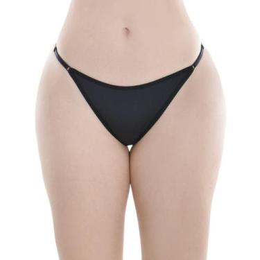 Imagem de Calcinha Fio Dental Duplo Com Laterais Finas Strip Nayane Rodrigues, G