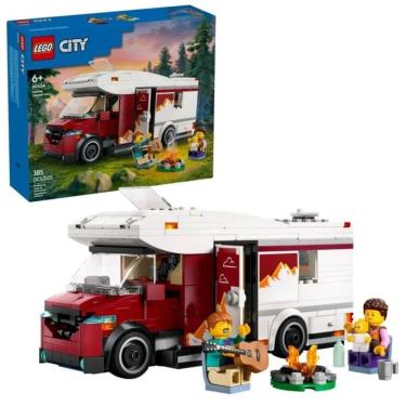 Imagem de Brinquedo Lego 60454 Aventura de Férias com Motorhome Espaço de Estar com Cozinha e Banheiro Branco