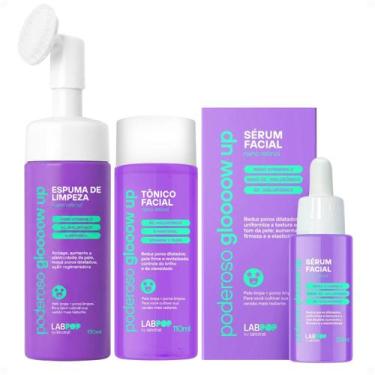 Imagem de Kit LabPop by Labotrat Poderoso Glow Up: Espuma de Limpeza, Tônico Fac