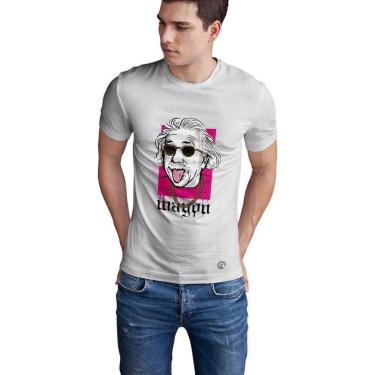 Imagem de Camiseta Slim Mayon Algodão Egipcio   Einstein-Masculino