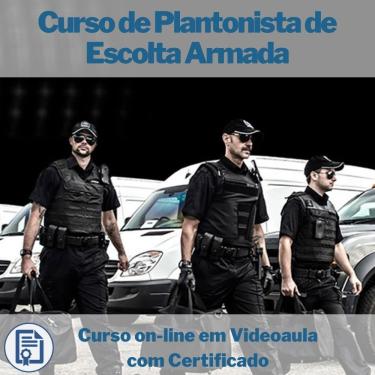 Imagem de Curso on-line em videoaula Plantonista de Escolta Armada com Certificado