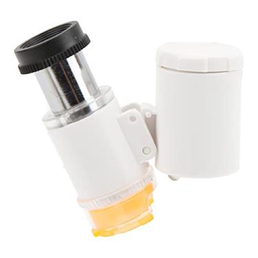 Imagem de Mini microscópio, ampla faixa de irradiação 60x Mini microscópio para máquinas de impressão para eletrônicos(9882 (RD) 1 branco)