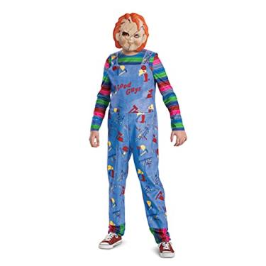 Imagem de Disguise Chucky Costume for Kids, Official Childs Play Chucky Costume and Mask, Classic Child Size Extra Large (14-16)