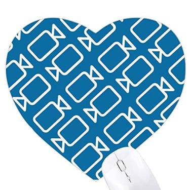 Imagem de Tapete de borracha para câmera com estampa fotográfica e estampa de coração para escritório