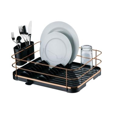 Imagem de Escorredor De Louças Com Bandeja Escorredora Future Preto