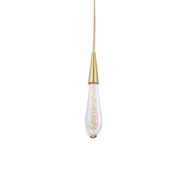 Imagem de Lustre Pendente Nordecor Leah 2409 Dourado Led Bivolt