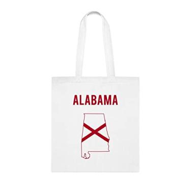 Imagem de Bolsa Alabama, presente do Alabama, bolsa de ombro Alabama, bolsas reutilizáveis do Alabama, ideia de presente de cesta de Natal de aniversário, presente para ela, presente para ele,