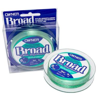 Imagem de Linha Monofilamento Owner Broad 48lb Verde (0.60mm - 150m)