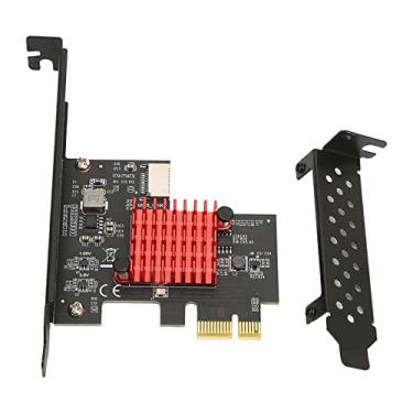 Imagem de Placa de expansão USB 3.2 GEN2 frontal TIPO E, 10 Gbps USB Suporte para adaptador de painel frontal KEY A TYPE E Placa de expansão de interface PCIE 3.0 2X para para(Controle Principal ASM3142)
