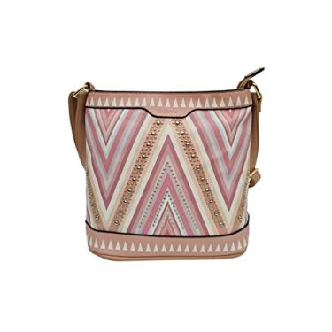 Imagem de Bolsa Feminina Transversal Tiracolo Casual Media Golden Fenix Cor:Roxa;tamanho:M