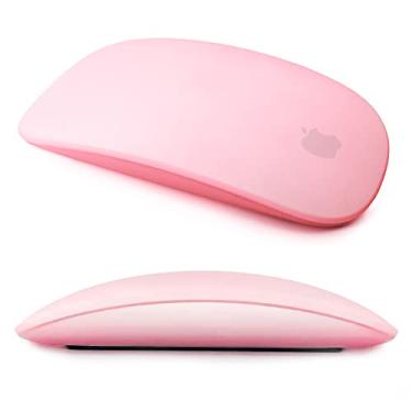 Imagem de IRAINSUN Capa de silicone para mouse Apple Magic Mouse 1 e 2, à prova de quedas e poeira, ultrafina (vermelha)