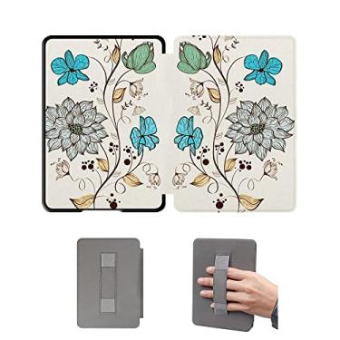 Imagem de Capa protetora de 15 cm para Kindle 11ª geração lançada em 2022 - Capa durável com alça automática despertar/hibernar e de mão (não serve para Kindle Paperwhite 11ª)