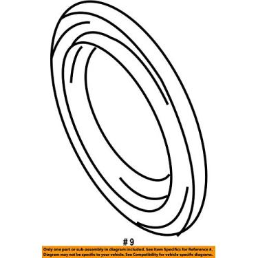 Imagem de Vedação de eixo Mopar 6814 6583AA