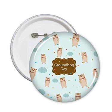 Imagem de Broche de Dia da Marmota com Sabor do Canadá e dos EUA, Emblema de Decoração, 5 peças