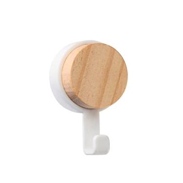 Imagem de KIZQYN Ganchos de casaco 1 peça ganchos de parede decorativos cachecol saco cabide acessórios de cozinha gancho organizador decoração de casa rack de armazenamento atrás da porta cabide de parede (cor: branco - 1)