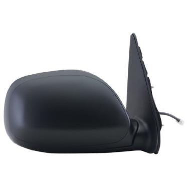 Imagem de Fit System Espelho lateral do passageiro para Toyota Sequoia SR5, modelo Tundra cabine dupla, preto, dobrável, potência