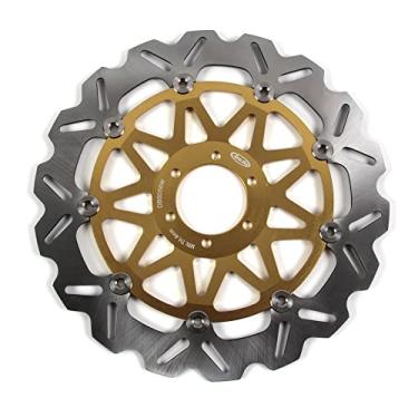 Imagem de Rotor de disco de freio frontal Arashi para KTM DUKE II 640 2003-2006 / DUKE 690 2008-2011 Acessórios de substituição para motocicleta Ouro 2004 2005 2009 2010