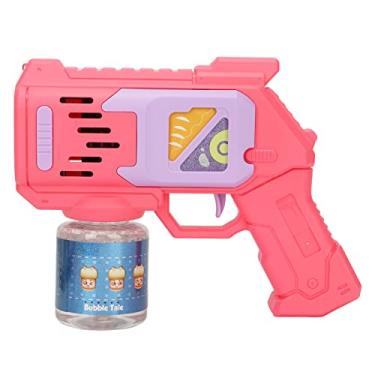 Imagem de Máquina de Bolhas de Sabão, Poderosa Máquina de Sopro de Bolhas Ao Ar Livre (Rosa)