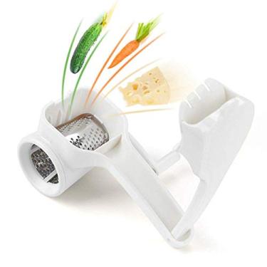Imagem de ralador de aço inoxidável manivela rotativa de queijo ralador de cozinha cenoura picador de gengibre