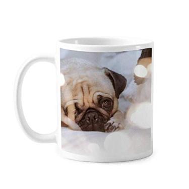 Imagem de Bulldog Caneca de cerâmica com imagem solitária de animais de estimação copo de porcelana de café