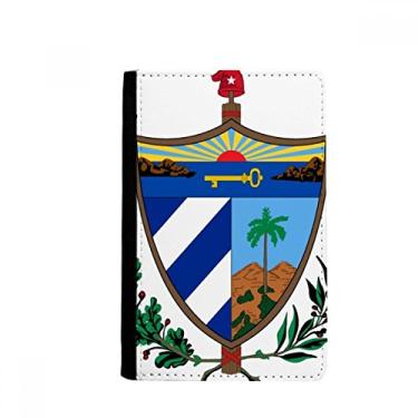 Imagem de Carteira Cuba National Emblema Country Passaporte Notecase Burse Carteira Porta-cartão