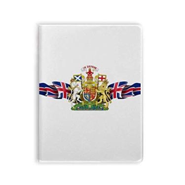 Imagem de Diário de capa macia com emblema nacional da bandeira do Reino Unido