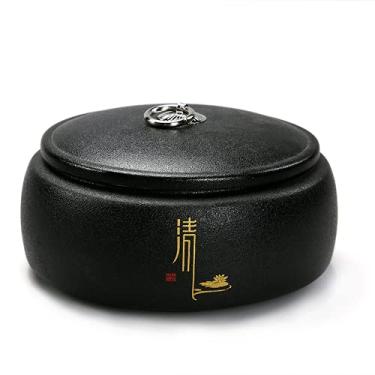 Imagem de Potes de chá de cerâmica para cozinha, caixa de armazenamento de café e doces lacrados de açúcar, tanque de armazenamento doméstico