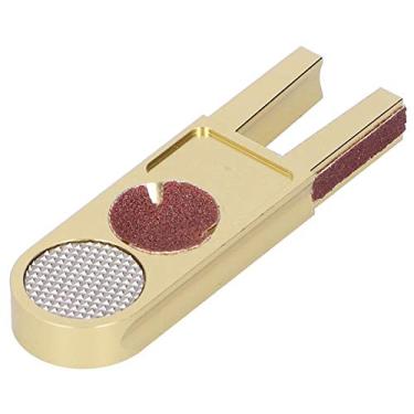 Imagem de Deryang Cue Tip Trimmer, 5 em 1, leve, multifuncional, portátil, formato de U, modelador, liga de alumínio para pontas de sinuca