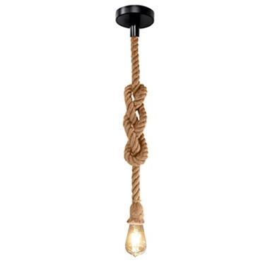 Imagem de Pendente Corda Retro Vintage Design Rústico Decorativo E27