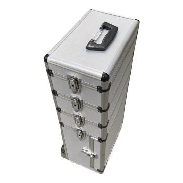 Imagem de Carrinho Maleta Ferramenta Aluminio Caixas Empilháveis 250Kg