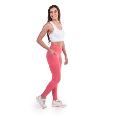 Imagem de Calça Legging Posturale Moda Fitness com Cos Alto e Bolso Lateral