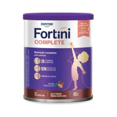 Imagem de Fórmula Infantil Em Pó Sem Glúten  Danone Fortini Complete Sabor Choco